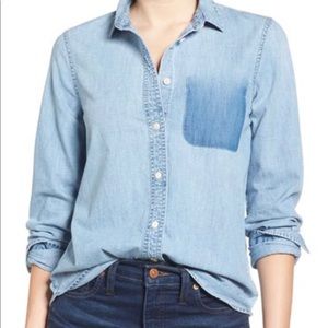 Madewell Shrunken Chambray Shirt Soldout